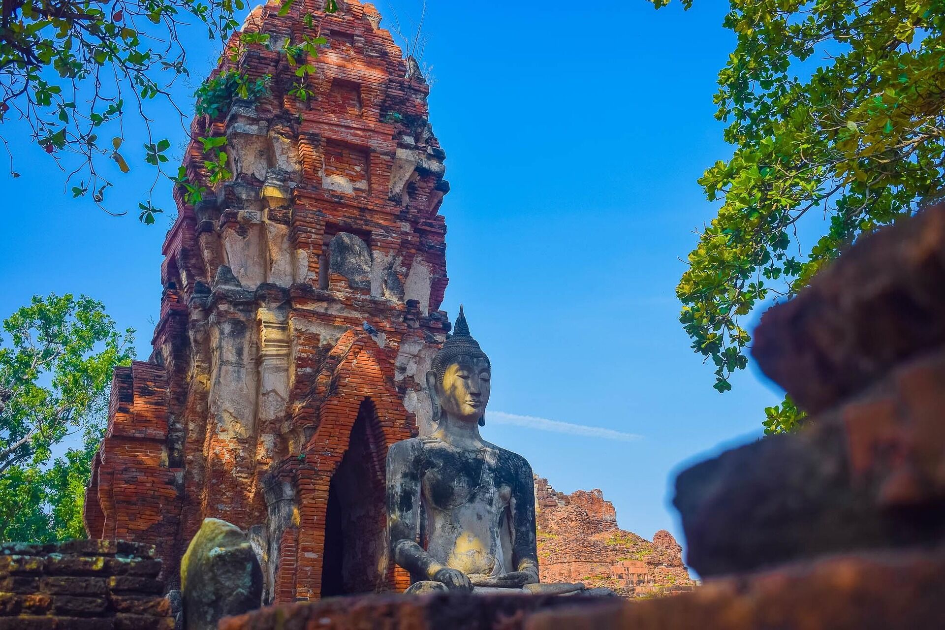 Ayutthaya Ancient Tower, Thailand